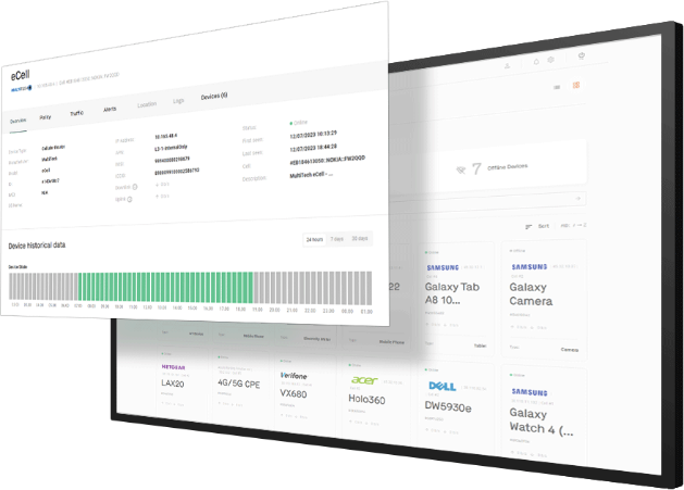 OneLayer Bridge Secures your private cellular network dashboard