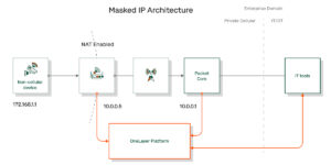 Masked IP network architecture