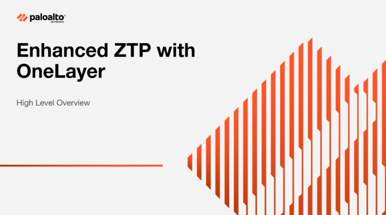 OneLayer Unveils Enhanced Zero Touch Provisioning (ZTP) Integration for Private LTE/5G With Palo Alto Networks