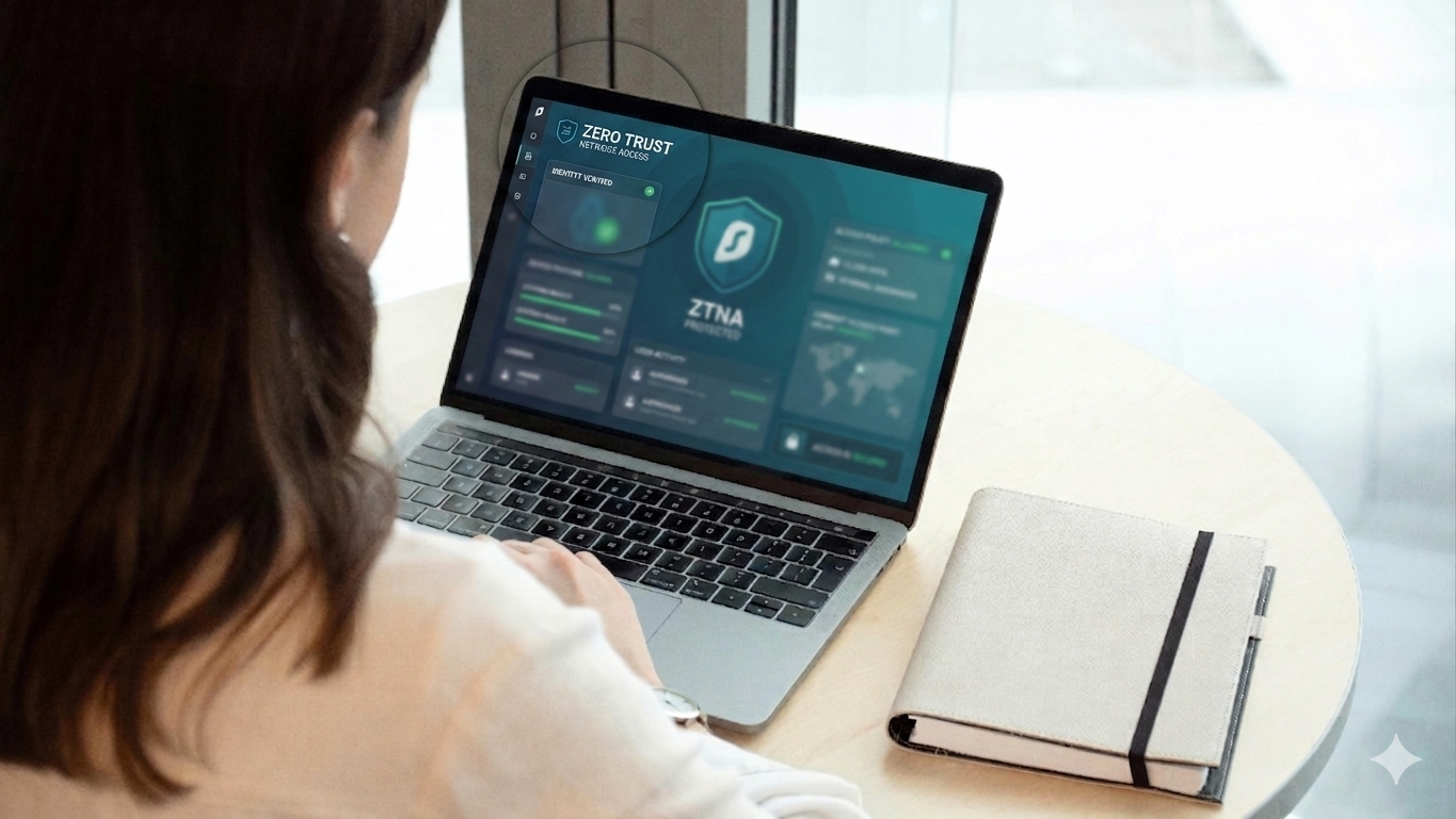 Enterprise 5G ZTNA architecture showing device identity validation at the cellular connection layer