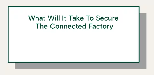 Secure connected factory 5g